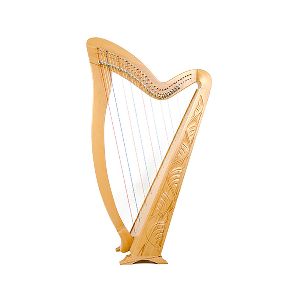 Meghan Harp 36 Strings Carved w/Bag