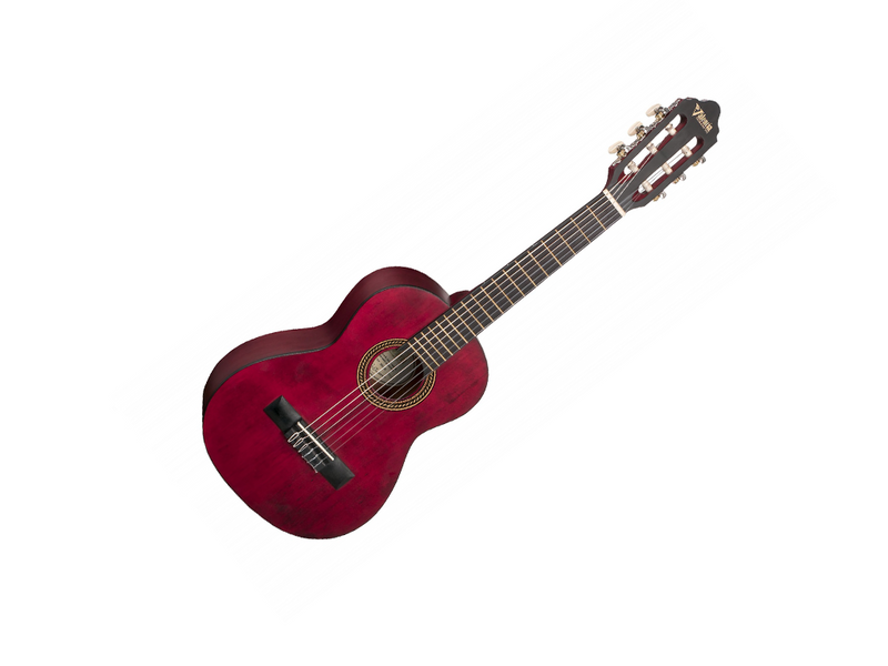 Valencia 200 Series 1/4 Size Classical Guitar in Wine Red