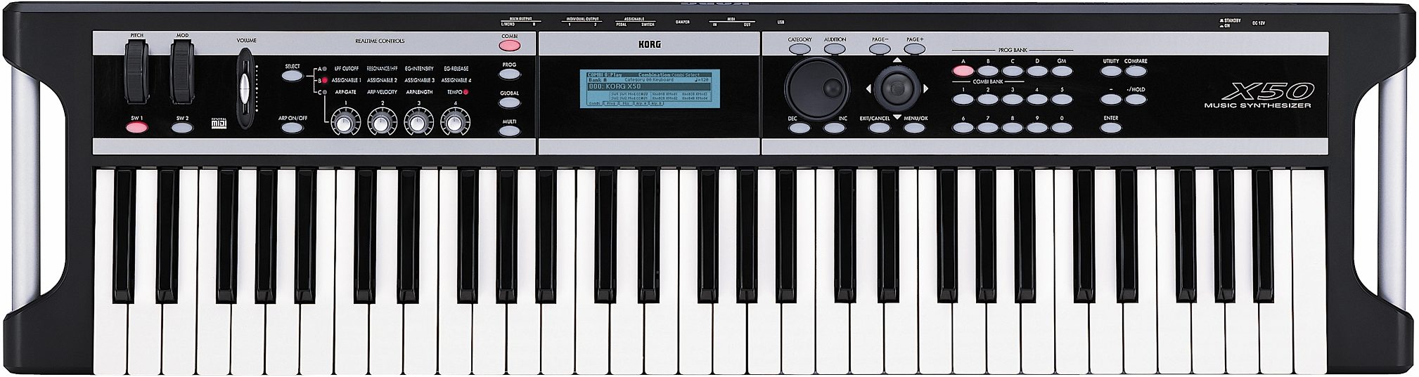 Korg X50 61 Key Music Synthesizer Keyboard Korg X50 61 Key Music Synthesizer Keyboard