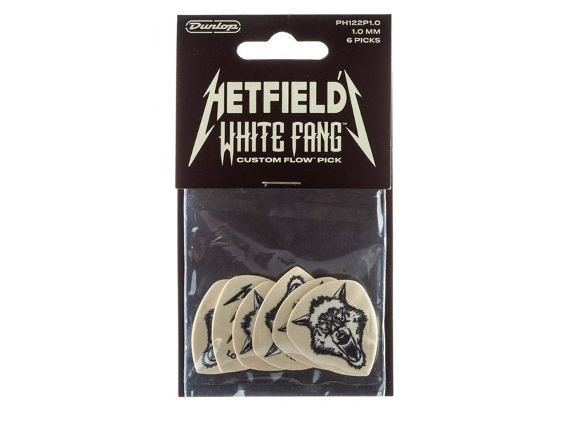 Dunlop James Hetfield White Fang 6 Pick Pack