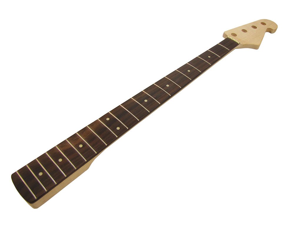 JAZZ STYLE ROSEWOOD/MAPLE BASS GUITAR NECK