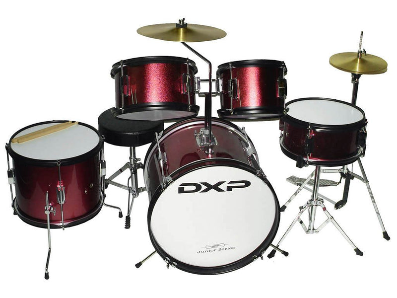 DXP Junior Drum Kit Wine Red