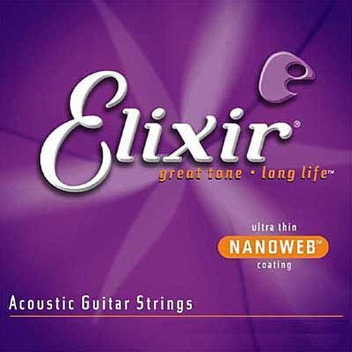 Elixir 12-53 Nanoweb Phosphor Acoustic Strings