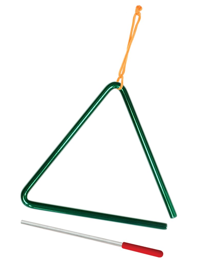 Powerbeat 6 Inch Green Triangle