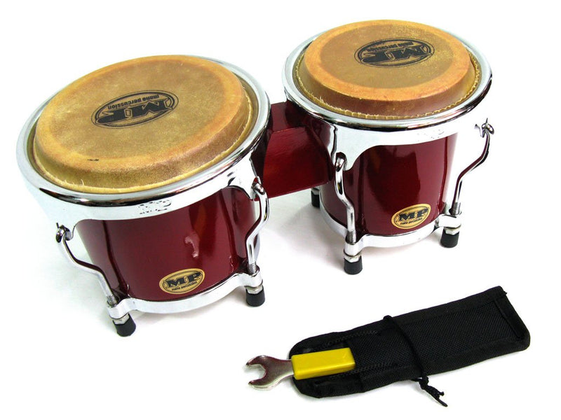 Mano 4 and 5 Inch Tunable Red Bongos