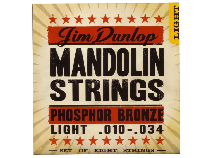 Dunlop Phosphor Bronze Mandolin Strings 10-34