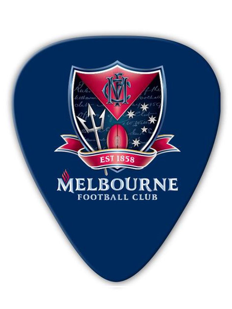 AFL Melbourne Demons Medium Celluloid 5 Pick Pack