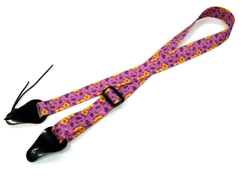 CL Pink Hibiscus Poly Ukulele Strap