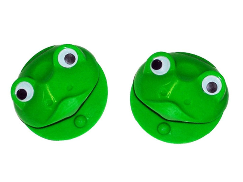 Mano Green Frog Face Castanets