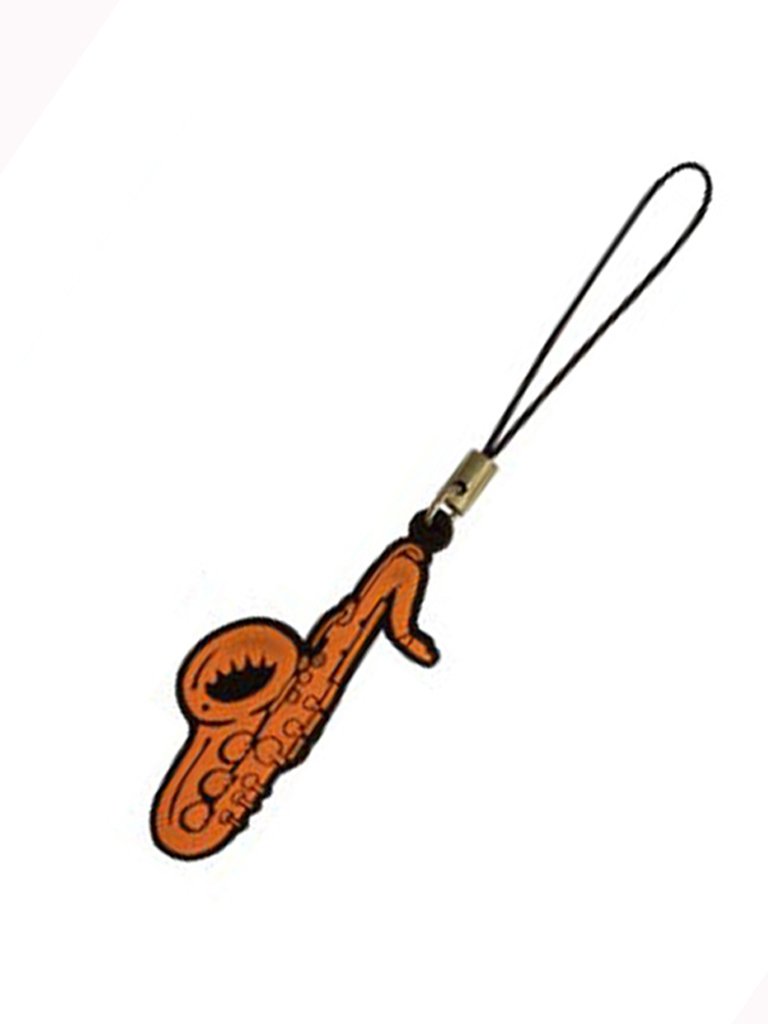 MMC Orange Sax Key Chain