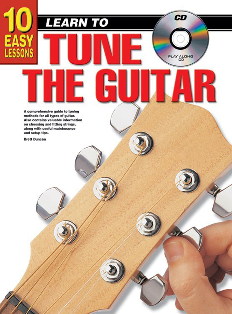 10 Easy Lessons Learn to Tune the Guitar Book