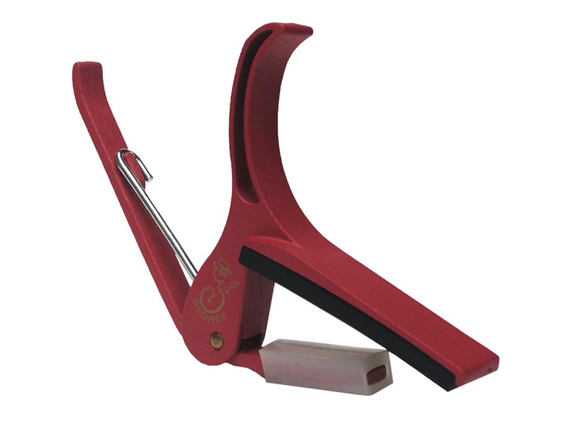 Grover Ultra Offset Curved Capo Red