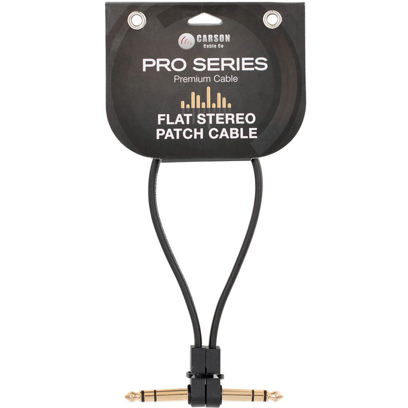 Carson 1' (30cm) Angled Stereo Patch Cable