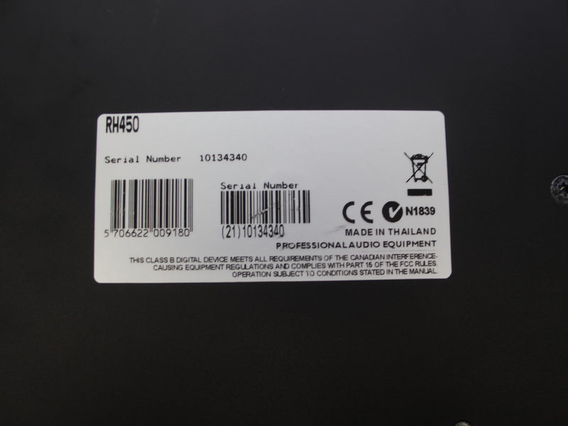 TC Electronic RH-450 450W Bass Amp Head