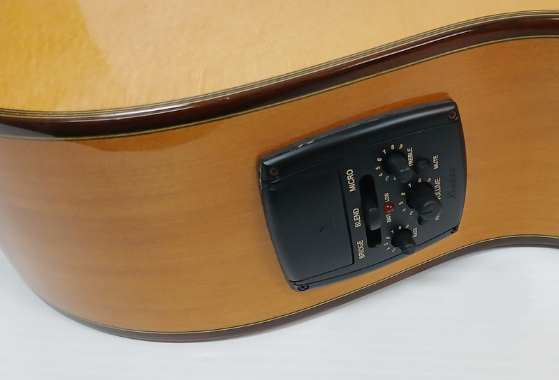 ARIA A120 FWC-E All Solid Flamenco Classical Guitar