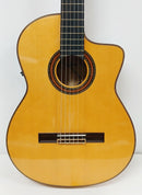 ARIA A120 FWC-E All Solid Flamenco Classical Guitar