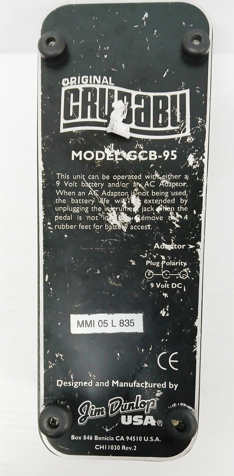 Jim Dunlop GCB-95 Cry Baby  Made in USA