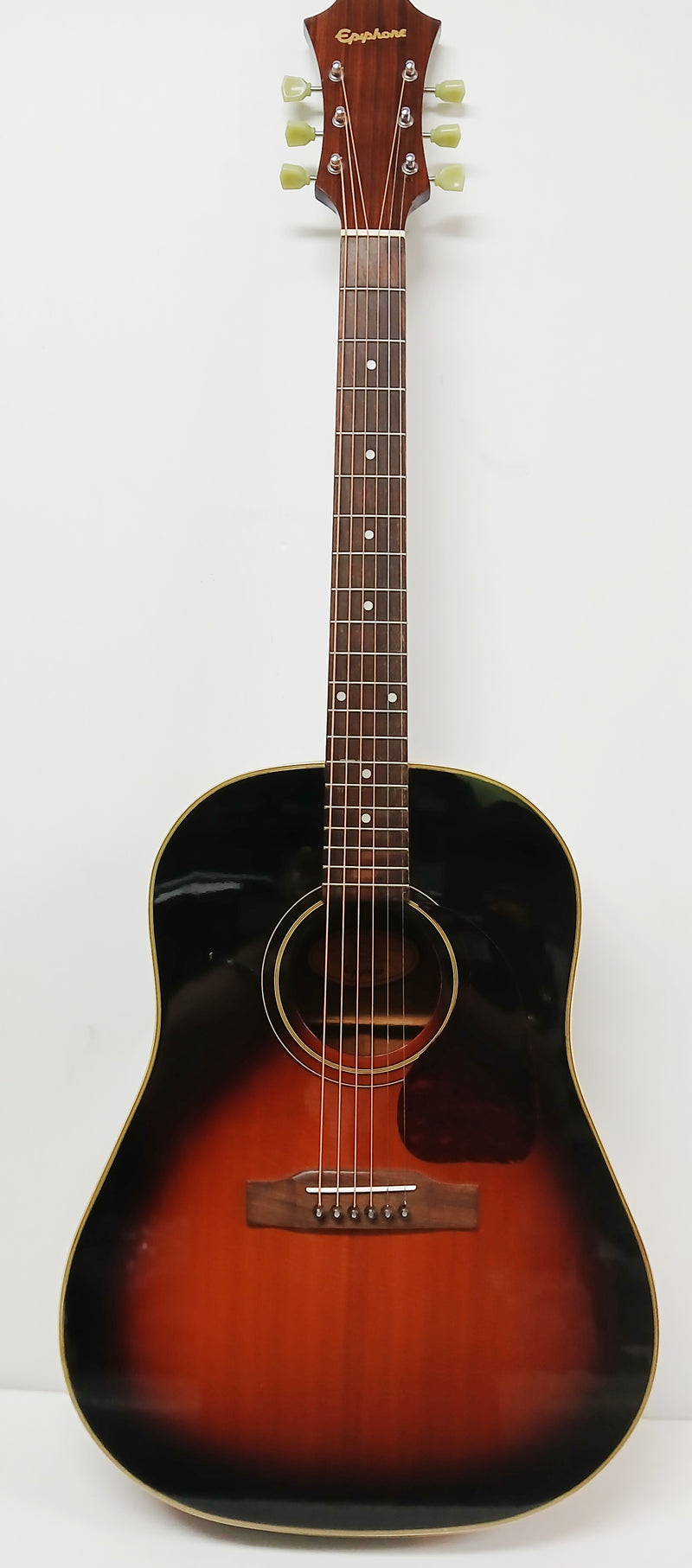 Epiphone AJ55S -VS Solid Top Acoustic Sunburst  Made In Korea