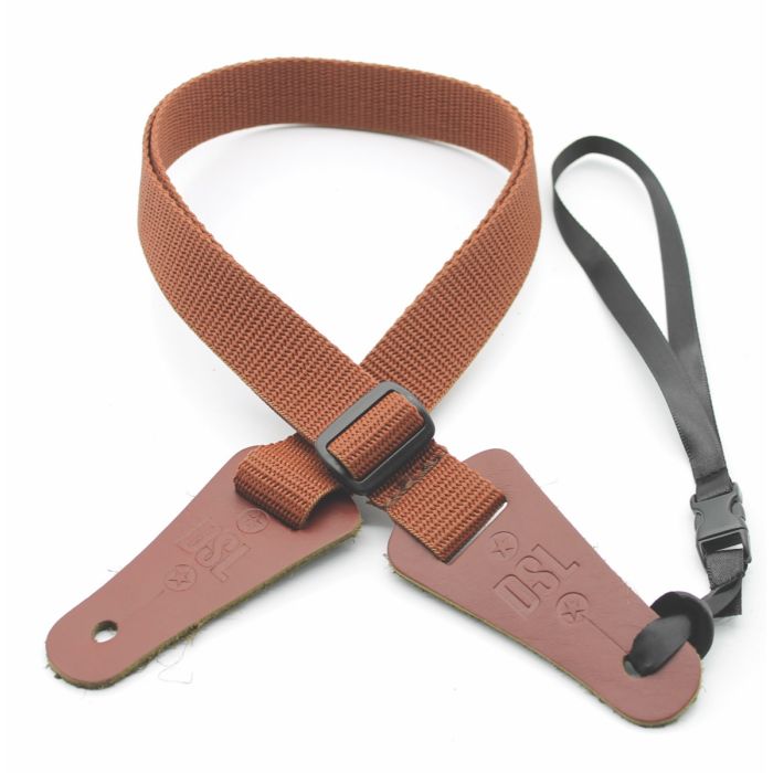 DSL Ukulele Strap in Brown Made In Australia