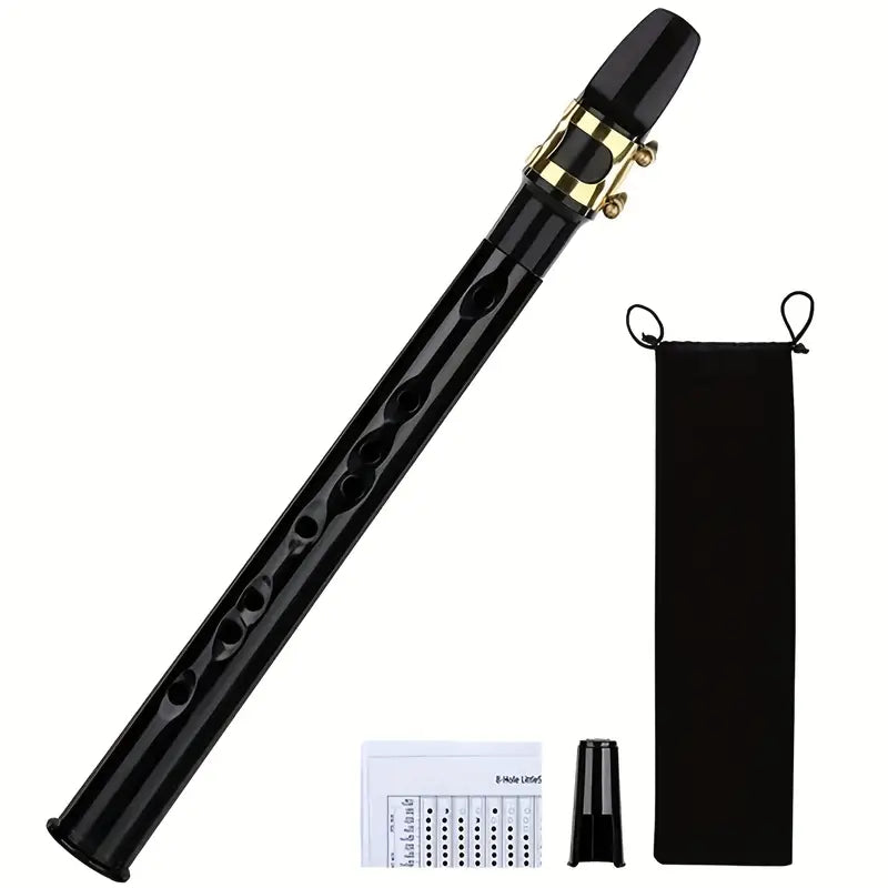 MMC Mini Pocket Saxophone 8 Hole Alto Range, Portable Recorder for Breathing Practice