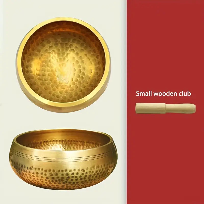 MMC Nepalese Sanskrit Singing Bowl  + Small Wooden Stick