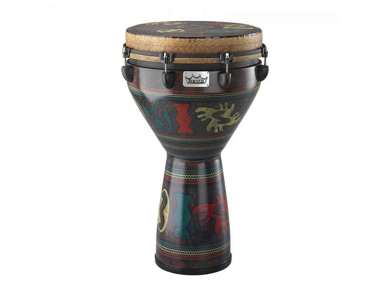 Remo DJ-0014-24 Designer 14 Inch Adinkra Djembe