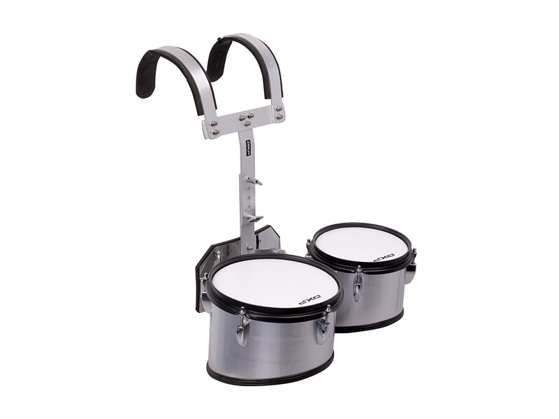 DXP DA8622 8x8 & 8x12 Inch Marching Tenor Drum Pair with Harness