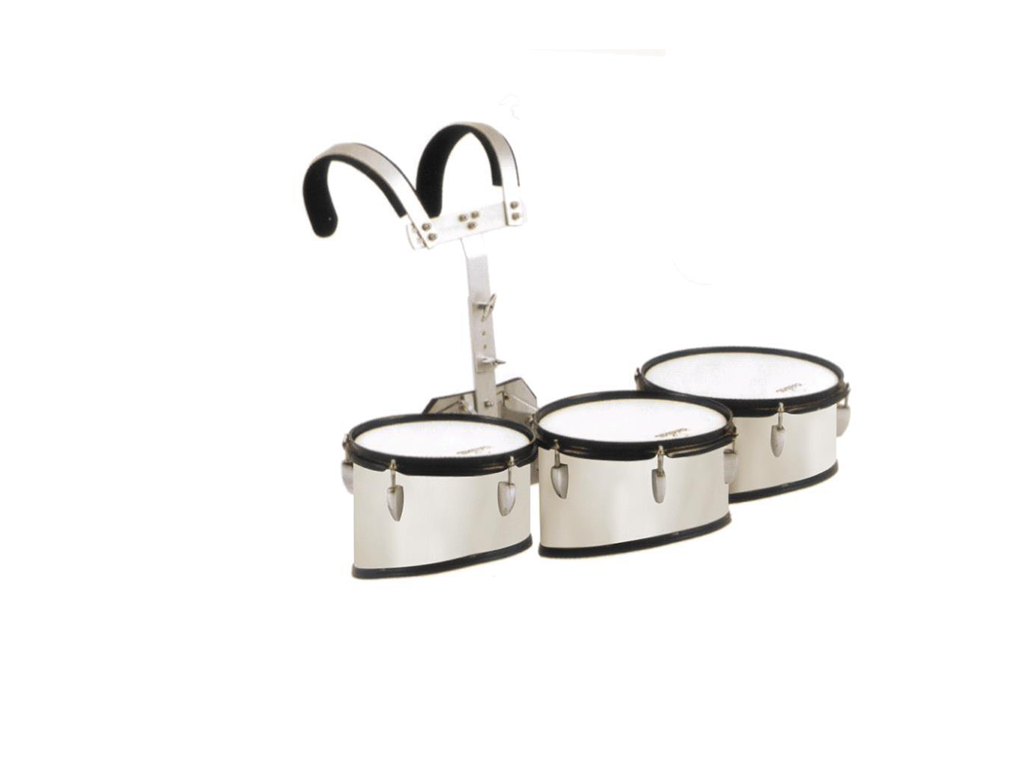 DXP DA8623 10x8, 12x8 & 13x8 Inch Marching Drum Triple Tenor Set with