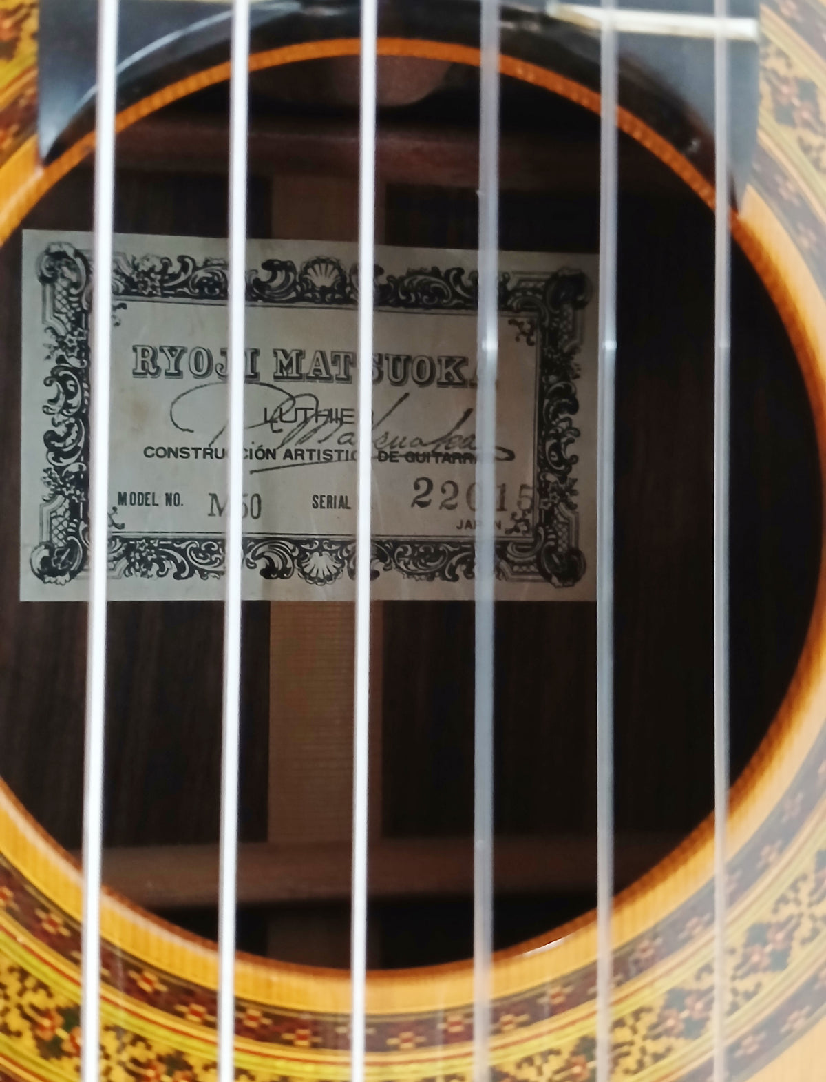 Ryoji Matsuoka - Model M50 Classical Guitar MIJ 1982