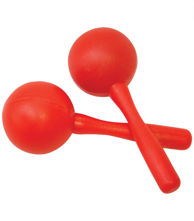 Mano Percussion Red Plastic Maracas Pair