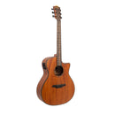 BROMO Grand Auditorium Mahogany Electric /Acoustic Steel String Guitar Solid Top
