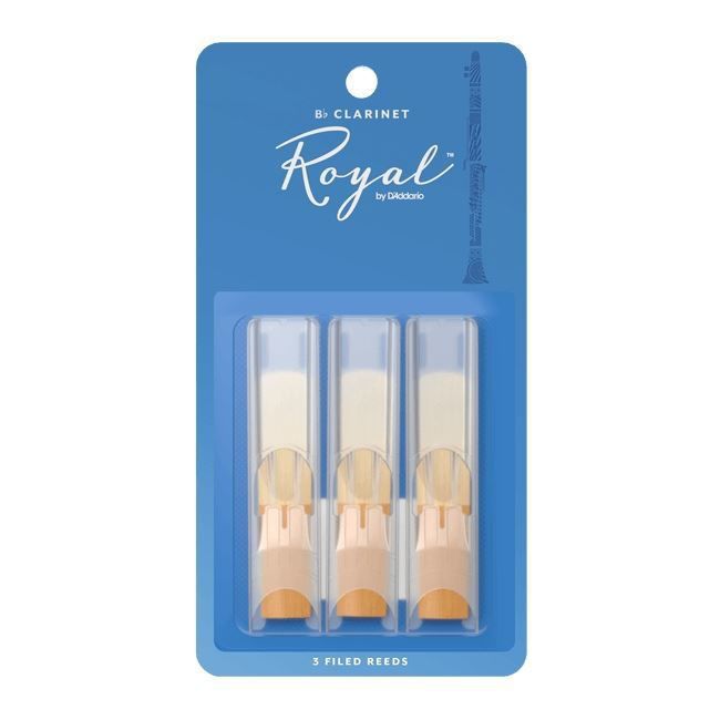 Rico Royal Bb Clarinet Reeds 3 (Pack of 3)