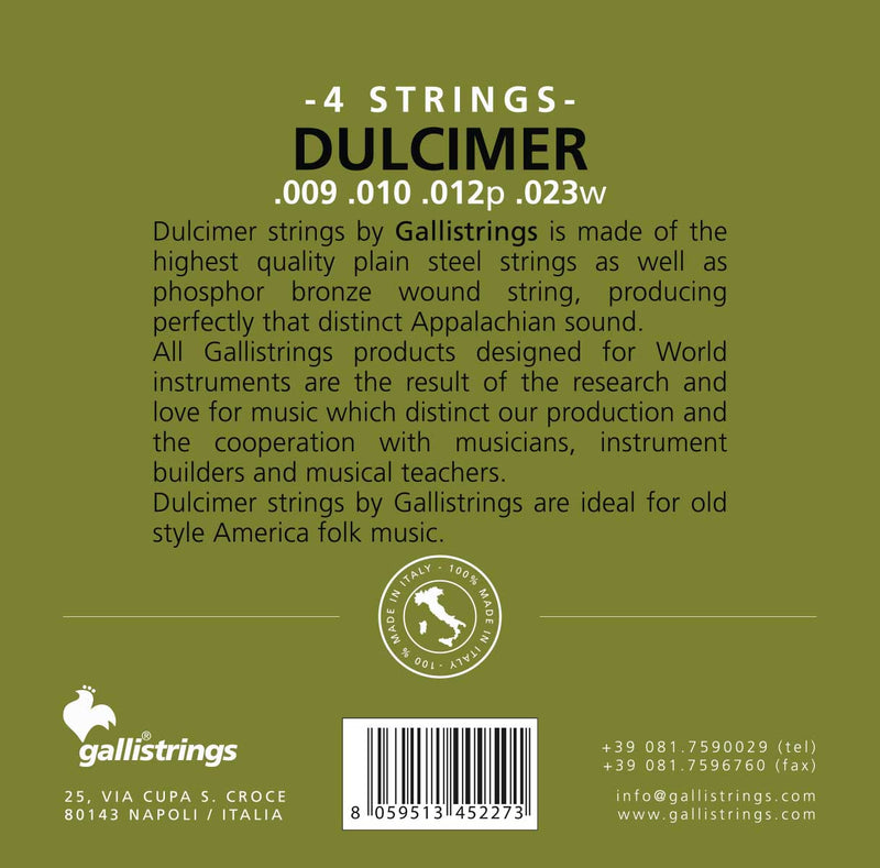 GALLI DULCIMER STRINGS PHOS BRONZE