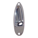 MMC Recessed Oval Jack Plate Chrome 81 X 32.5mm