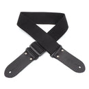 DSL Black Elastic Guitar Strap