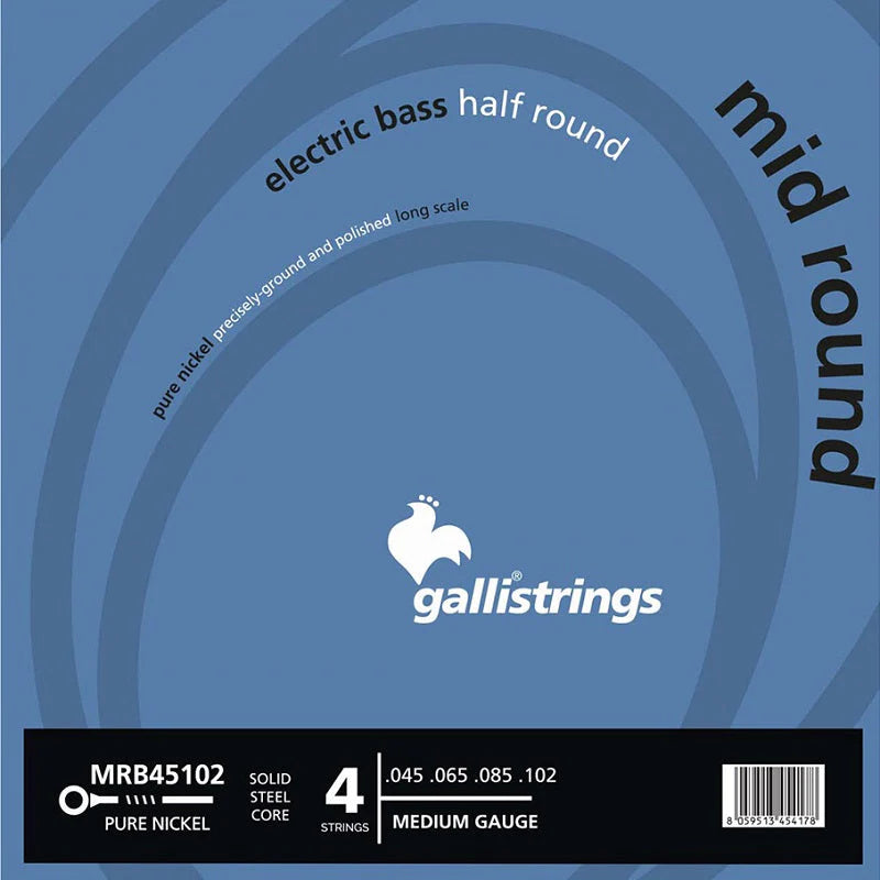 Galli Half Round Bass String Set