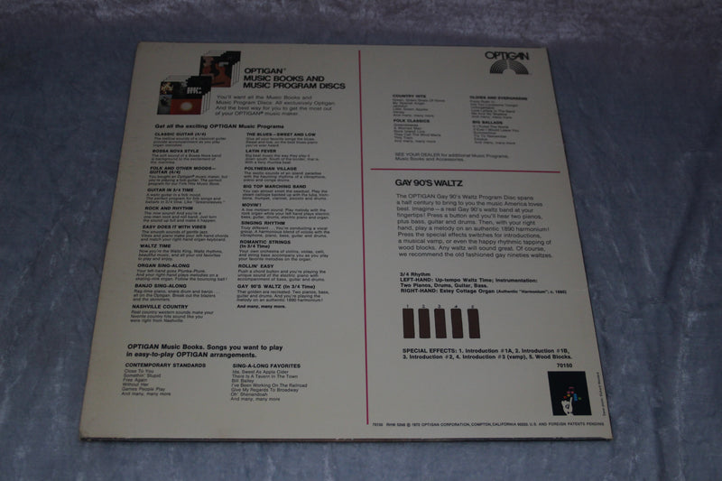 Optigan Disc Gay 90's Waltz