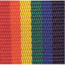LM 2' POLY GUITAR STRAP RAINBOW