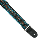 XTR Vintage Jacquard Weave Strap Vintage Teal/Ochre Diamond Pattern