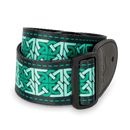 Celtic Guitar Strap Celtic Knot Emerald Green