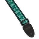 Celtic Guitar Strap Celtic Knot Emerald Green