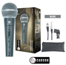 Carson MC63 Unidirectional Microphone with On/Off Switch