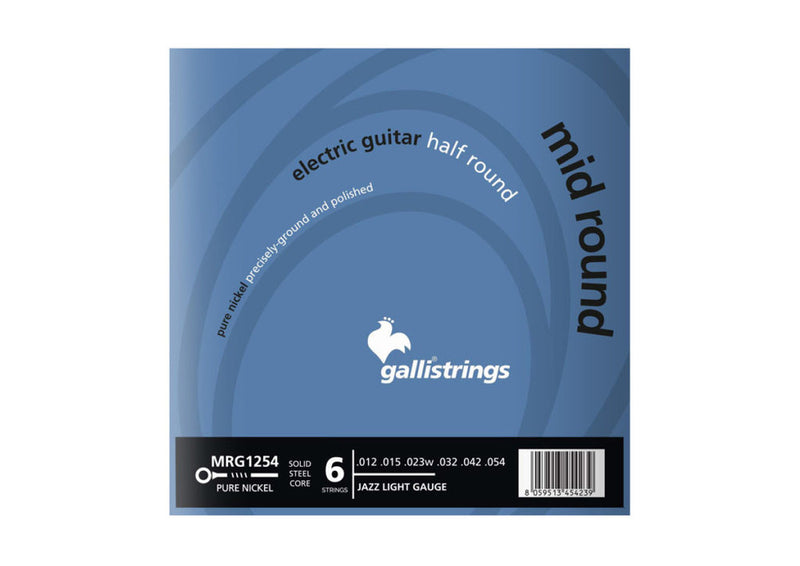 Galli Galli Half Round Jazz Elec Strgs 12-54