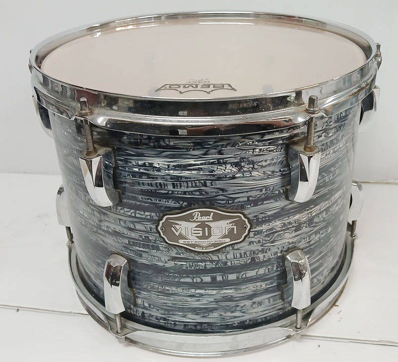 PEARL VISION 12" Grey Swirl  RACK TOM SST BIRCH PLY SHELL
