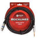 CARSON ROCKLINES AUDIO CABLE 6.3 TRS JACK PLUG (m) to XLR (f)
