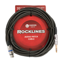 Carson Carson Rocklines  XLR to Jack Mic Cable  20 Foot
