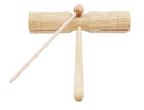 Double Sided Woodblock With Beater