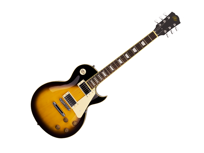 SX LP Style Vintage Sunburst Electric Guitar w/Accessories
