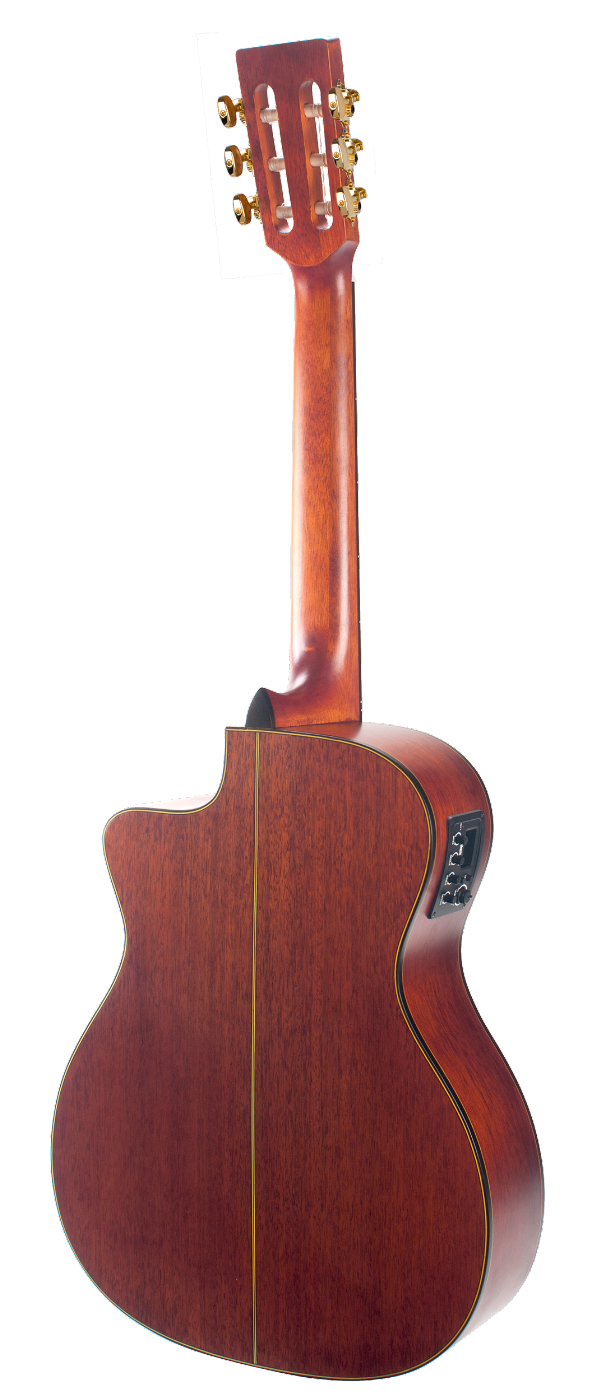 Valencia Full Size Classical Guitar PU Classic Sunburst Satin