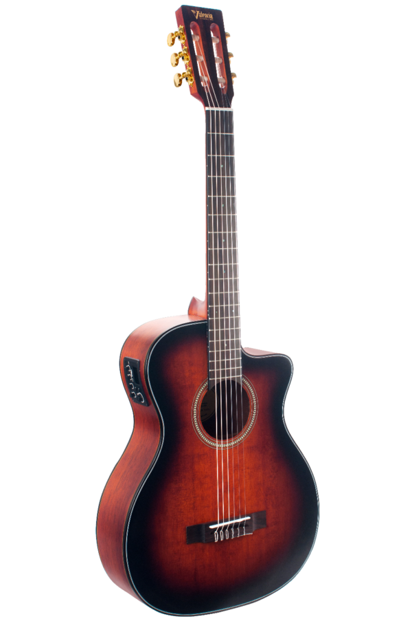 Valencia Full Size Classical Guitar PU Classic Sunburst Satin